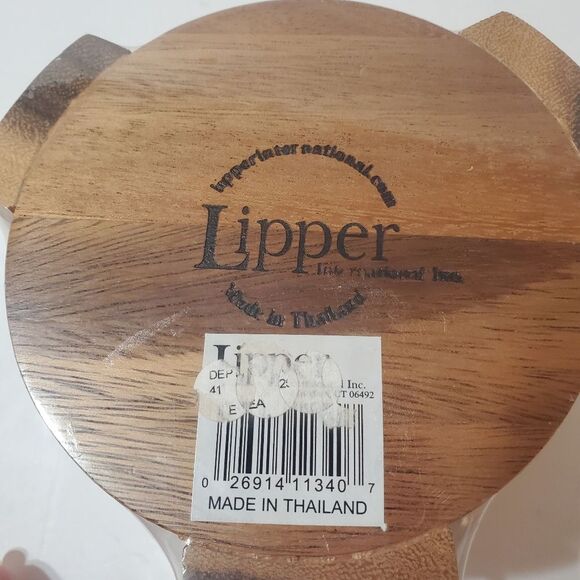 Lipper International Wood Coasts Set of 6 - Picture 5 of 5